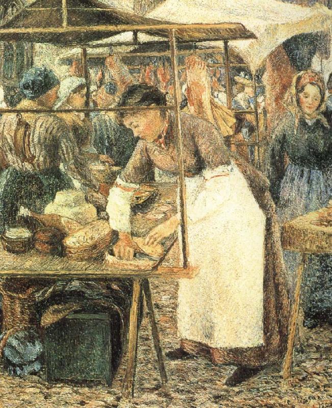 Camille Pissarro Butcher oil painting picture